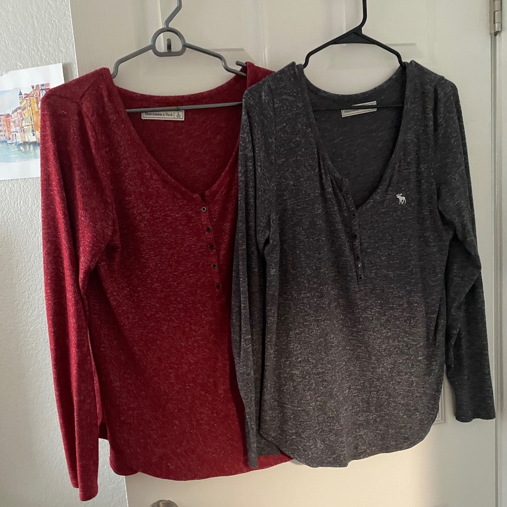 Abercrombie & Fitch long-sleeve shirts